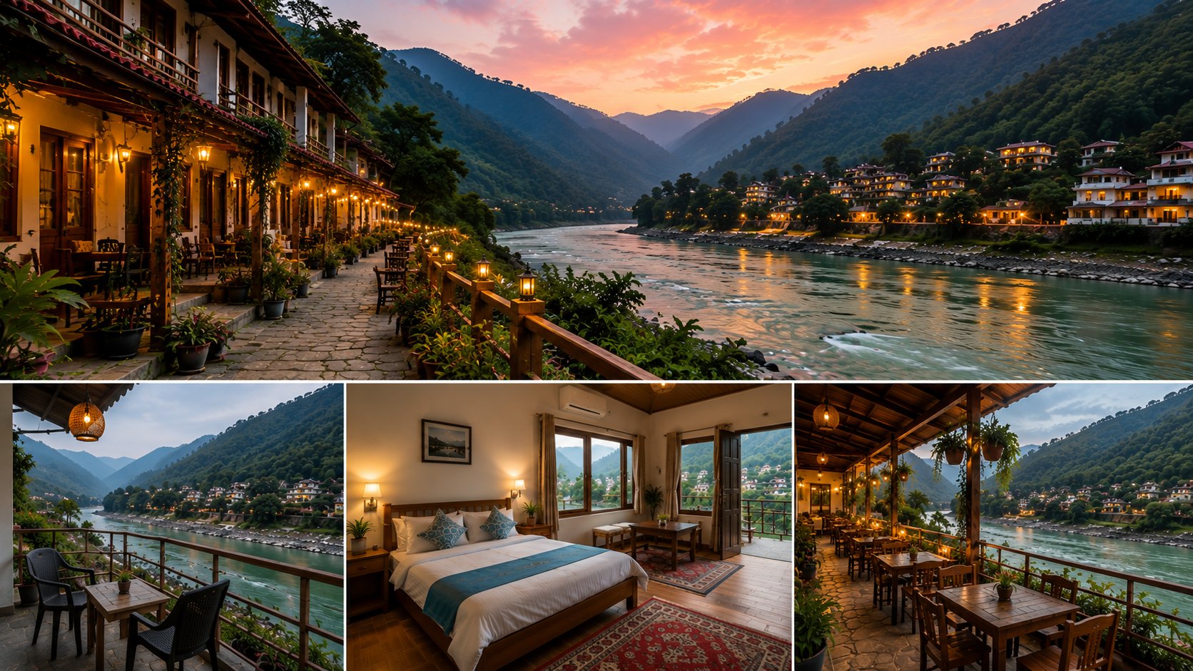 A boutique eco-stay in the Uttarakhand foothills above the Ganga